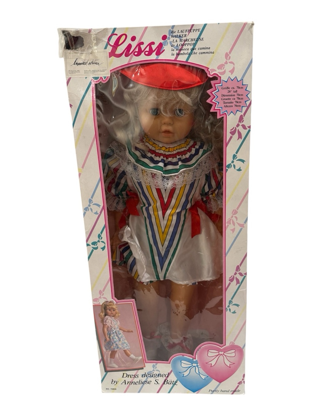 NEW Vintage Limited Edition 28” ISSI Blonde Doll